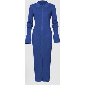 Maxi knit sweater dress